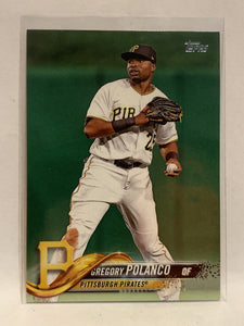 #201 Gregory Polanco Pittsburgh Pirates 2018 Topps Series One  Baseball Card MLB