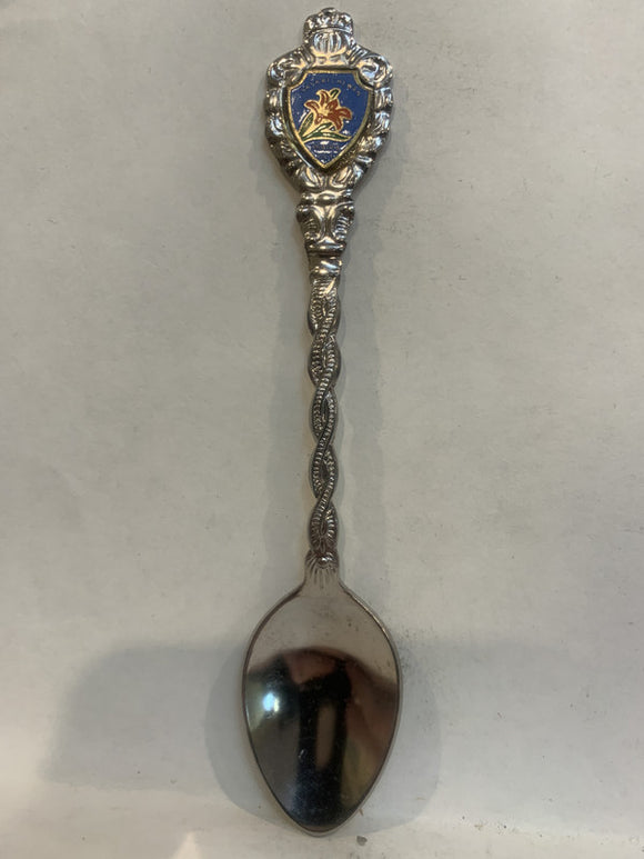 Saskatchewan Prairie Lily Souvenir Spoon