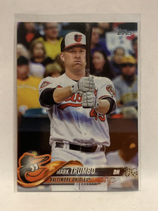 #287 Mark Trumbo Baltimore Orioles 2018 Topps Series One  Baseball Card MLB