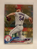 #208 Andrew Cashner 110/2018 Gold Texas Rangers 2018 Topps Series One  Baseball Card MLB