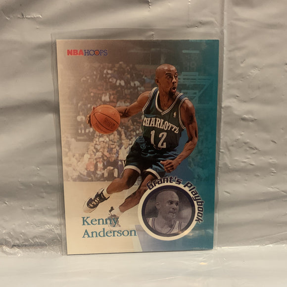 #190 Kenny Anderson Grant's Playbook Charlette Hornets 1996 Skybox Basketball Card HA