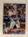 #294 Jose Altuve League Leaders Houston Astros 2018 Topps Series One  Baseball Card MLB