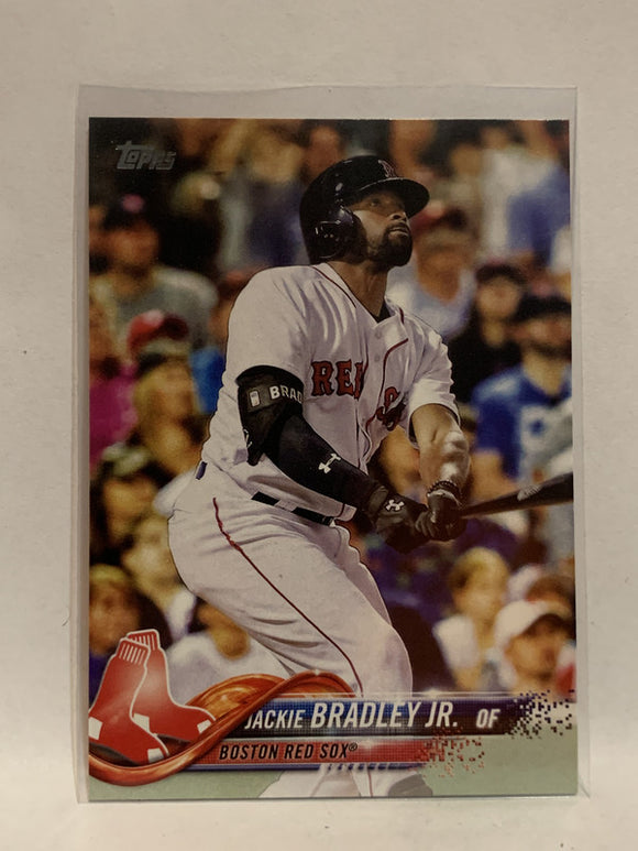 #270 Jackie Bradley Jr Boston Red Sox 2018 Topps Series One  Baseball Card MLB