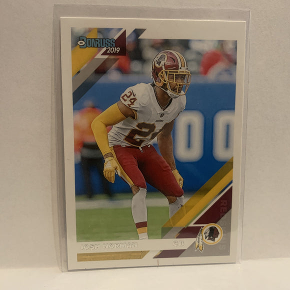 #152 Josh Norman Washington Redskins 2019 Donruss Football Card HB