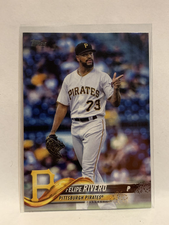 #293 Felipe Rivero Pittsburgh Pirates 2018 Topps Series One  Baseball Card MLB