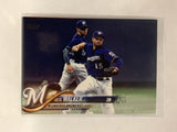 #268 Neil Walker Milwaukee Brewers 2018 Topps Series One  Baseball Card MLB