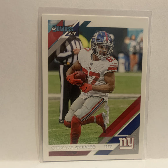 #181 Sterling Shepard  New York Giants 2019 Donruss Football Card HB