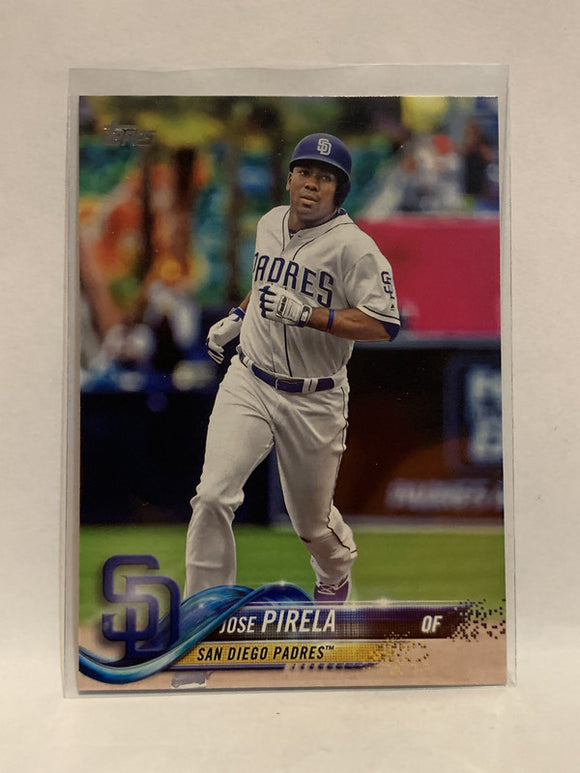 #284 Jose Pirela San Diego Padres 2018 Topps Series One  Baseball Card MLB