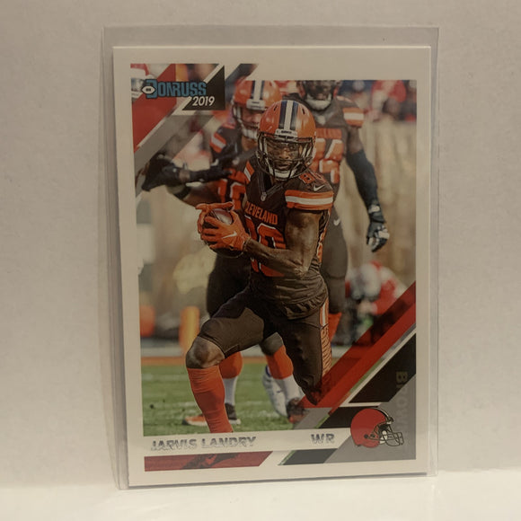 #67 Jarvis Landry Cleveland Browns 2019 Donruss Football Card HB