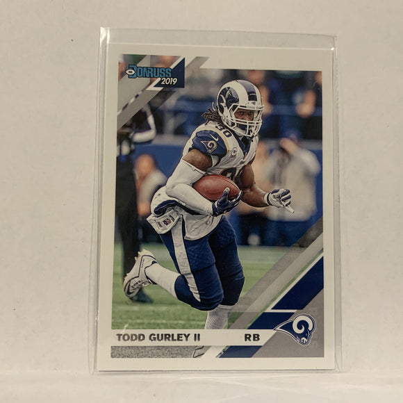 #139 Todd Gurley II Los Angeles Rams  2019 Donruss Football Card AY