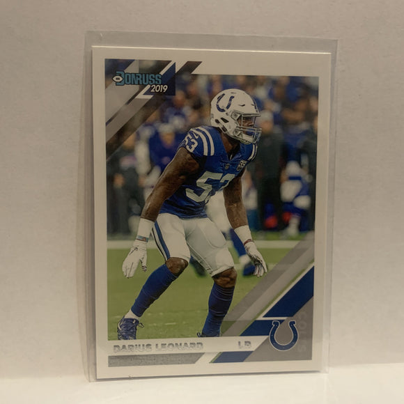 #115 Darius Leonard Indianaplois Colts 2019 Donruss Football Card HB