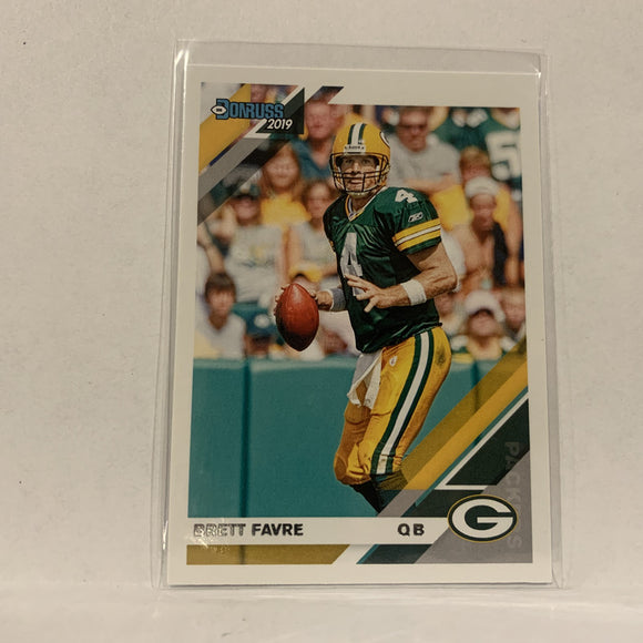 #105 Brett Favre Green Bay Packers  2019 Donruss Football Card AY