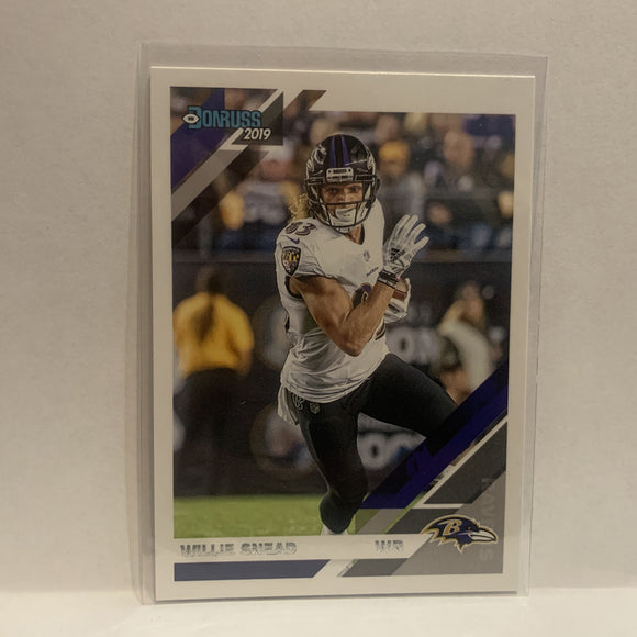 #27 Willie Snead Baltiomre Ravens 2019 Donruss Football Card HB