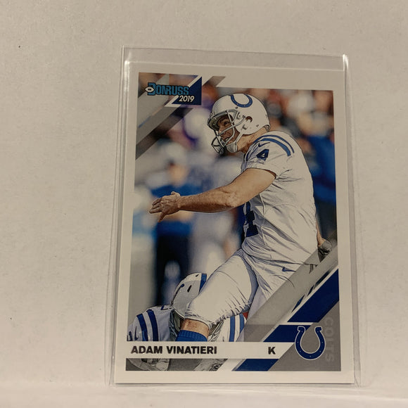 #117 Adam Vinatieri Indianapolis Colts  2019 Donruss Football Card AY