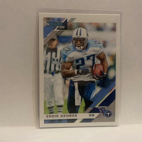 #249 Eddie George Tennessee Titans 2019 Donruss Football Card HB