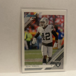 #197 Karl Joseph Oakland Raiders 2019 Donruss Football Card HB