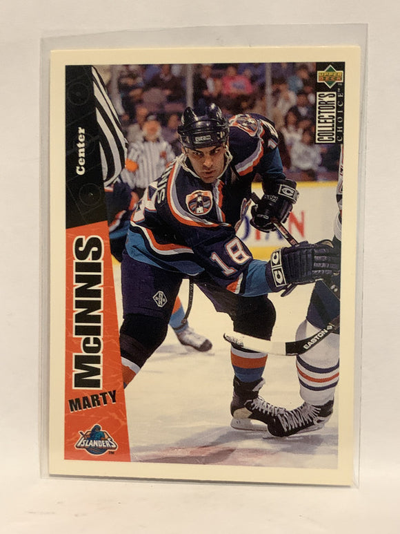 #160 Marty McInnis New York Islanders 1996-97 Upper Deck Collector's Choice Hockey Card