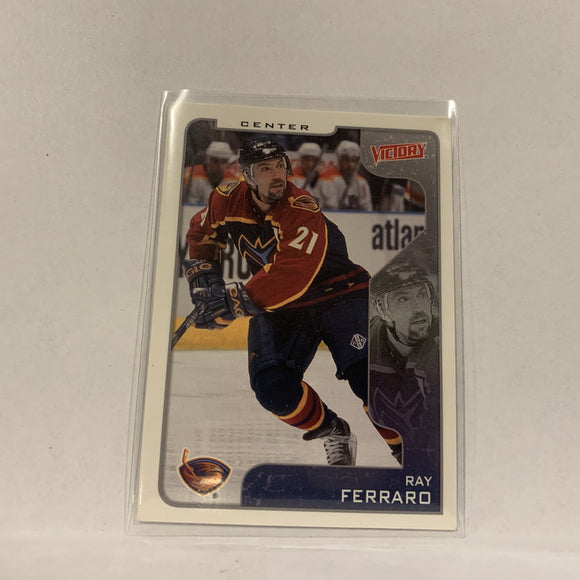 #21 Ray Ferraro Atlanta Thrashers  2001-02 UD Victory Hockey Card AY