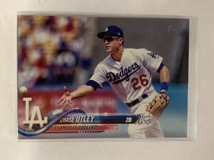 #263 Chase Utley Los Angeles Dodgers 2018 Topps Series One  Baseball Card MLB