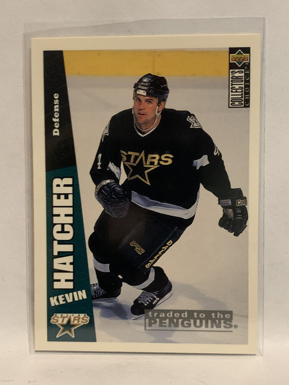 #71 Kevin Hatcher Dallas Stars 1996-97 Upper Deck Collector's Choice Hockey Card