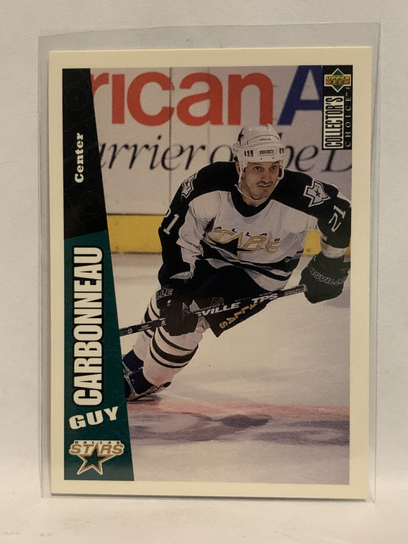 #73 Guy Carbonneau Dallas Stars 1996-97 Upper Deck Collector's Choice Hockey Card