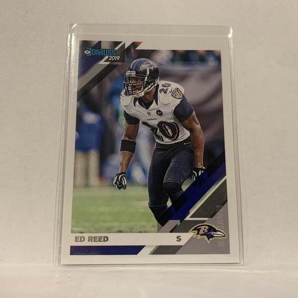 #32 Ed Reed  Baltimore Ravens  2019 Donruss Football Card AZ