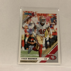 #223 Fred Warner San Francisco 49ers  2019 Donruss Football Card AZ