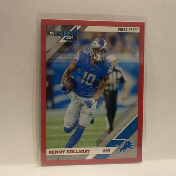 JuJu Smith Schuster Press Proof Donruss Rated Rookie Card