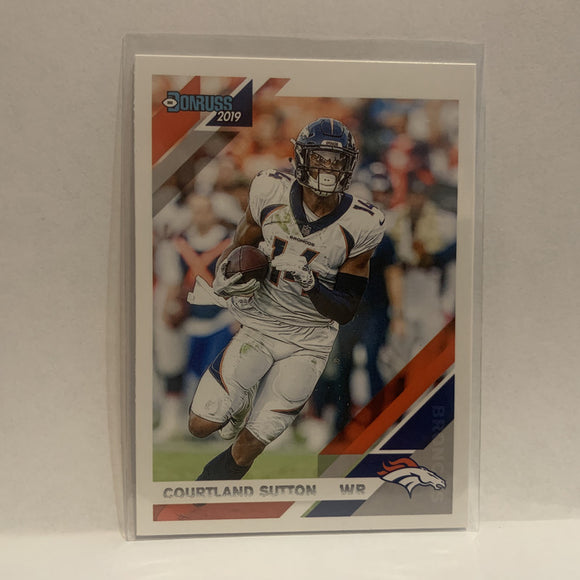 #86 Courtland Sutton Denver Broncos 2019 Donruss Football Card HC