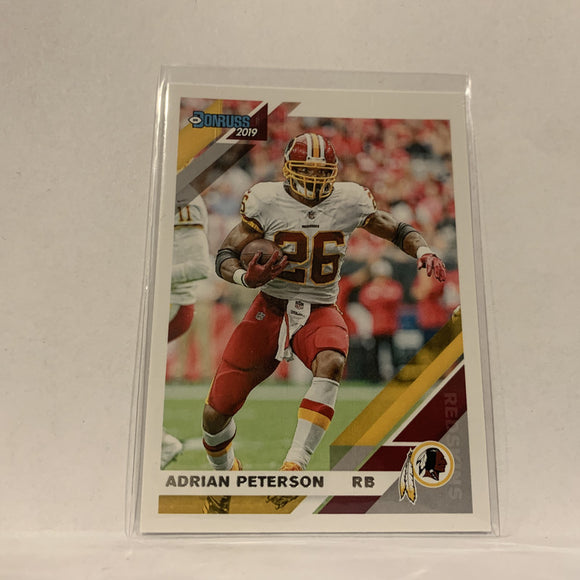 #250 Adrian Peterson Washington Redskins  2019 Donruss Football Card AZ