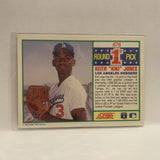 #676 Keith Kiki Jones 1st Round Pick Los Angeles Dodgers 1990 Score Baseball Card HE