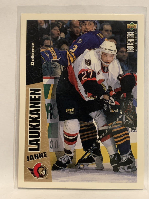 #187 Janne Laukkanen Ottawa Senators 1996-97 Upper Deck Collector's Choice Hockey Card