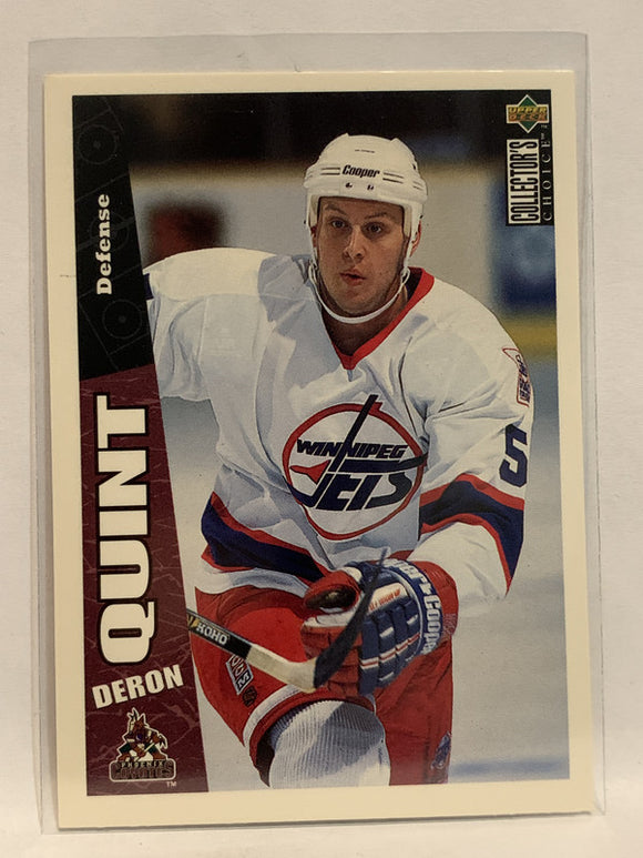 #206 Deron Quint Phoenix Coyotes 1996-97 Upper Deck Collector's Choice Hockey Card