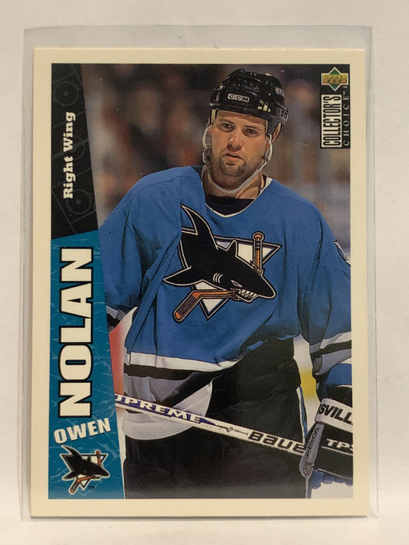 #233 Owen Nolan San Jose Sharks 1996-97 Upper Deck Collector's Choice Hockey Card