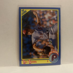 #623 Pat Combs Rookie Philadelphia Phillies 1990 Score Baseball Card HE