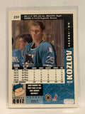 #237 Viktor Kozlov San Jose Sharks 1996-97 Upper Deck Collector's Choice Hockey Card