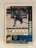 #238 Jeff Friesen San Jose Sharks 1996-97 Upper Deck Collector's Choice Hockey Card