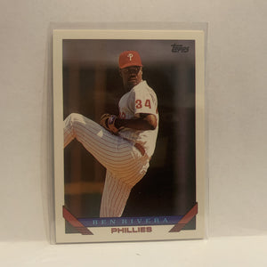 #622 Ben Rivera Philadelphia Phillies 1993 Topps  Baseball Card HF