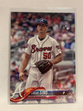 #278 Lucas Sims Rookie Atlanta Braves 2018 Topps Series One  Baseball Card MLB