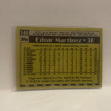 #148 Edgar Matrtinez Seattle Mariners 1990 Topps  Baseball Card HF