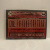 #722 Todd Stottlemyre Toronto Blue Jays 1989 Topps Baseball Card HF