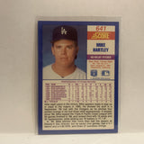 #641 Mike Hartley Rookie Los Angeles Dodgers 1990 Score Baseball Card HF