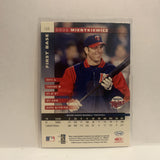 #123 Doug Mientkiewicz Minnesota Twins 2002 Donruss Leaf Baseball Card HF