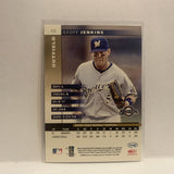 #122 Geoff Jenkins Milwaukee Brewers 2002 Donruss Leaf Baseball Card HF