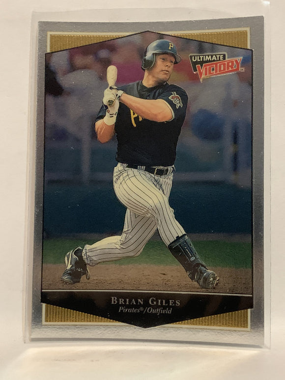 #86 Brian Giles Pittsburgh Pirates 1999 Ultimate Victory Baseball Card