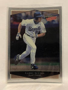 #54 Larry Sutton Kansas City Royals 1999 Ultimate Victory Baseball Card