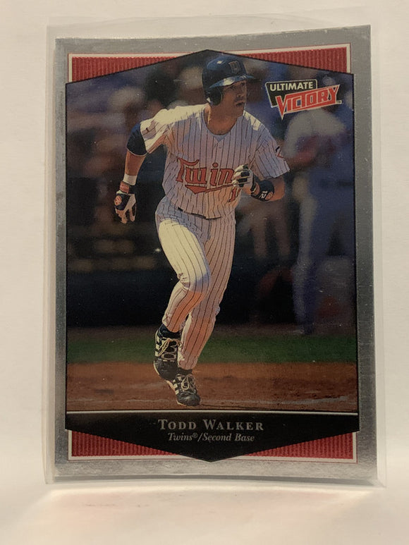 #63 Todd Walker Minnesota Twins 1999 Ultimate Victory Baseball Card