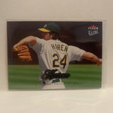 #132 Dan Haren Oakland Athletics 2007 Fleer Ultra Baseball Card HH