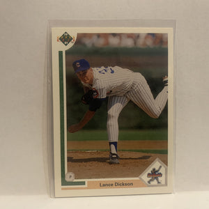 #9 Lance Dickson Chicago Cubs 1990 Upper Deck Baseball Card HH