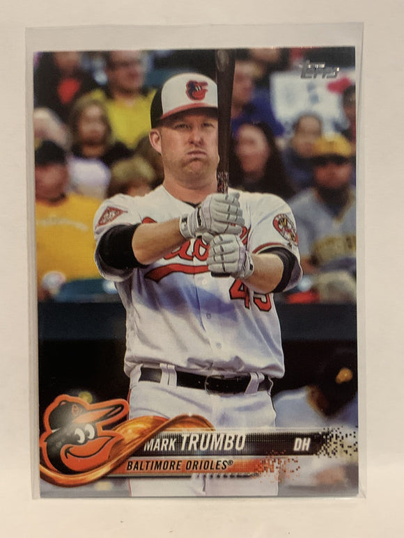 #287 Mark Trumbo Baltimore Orioles 2018 Topps Series One  Baseball Card MLB